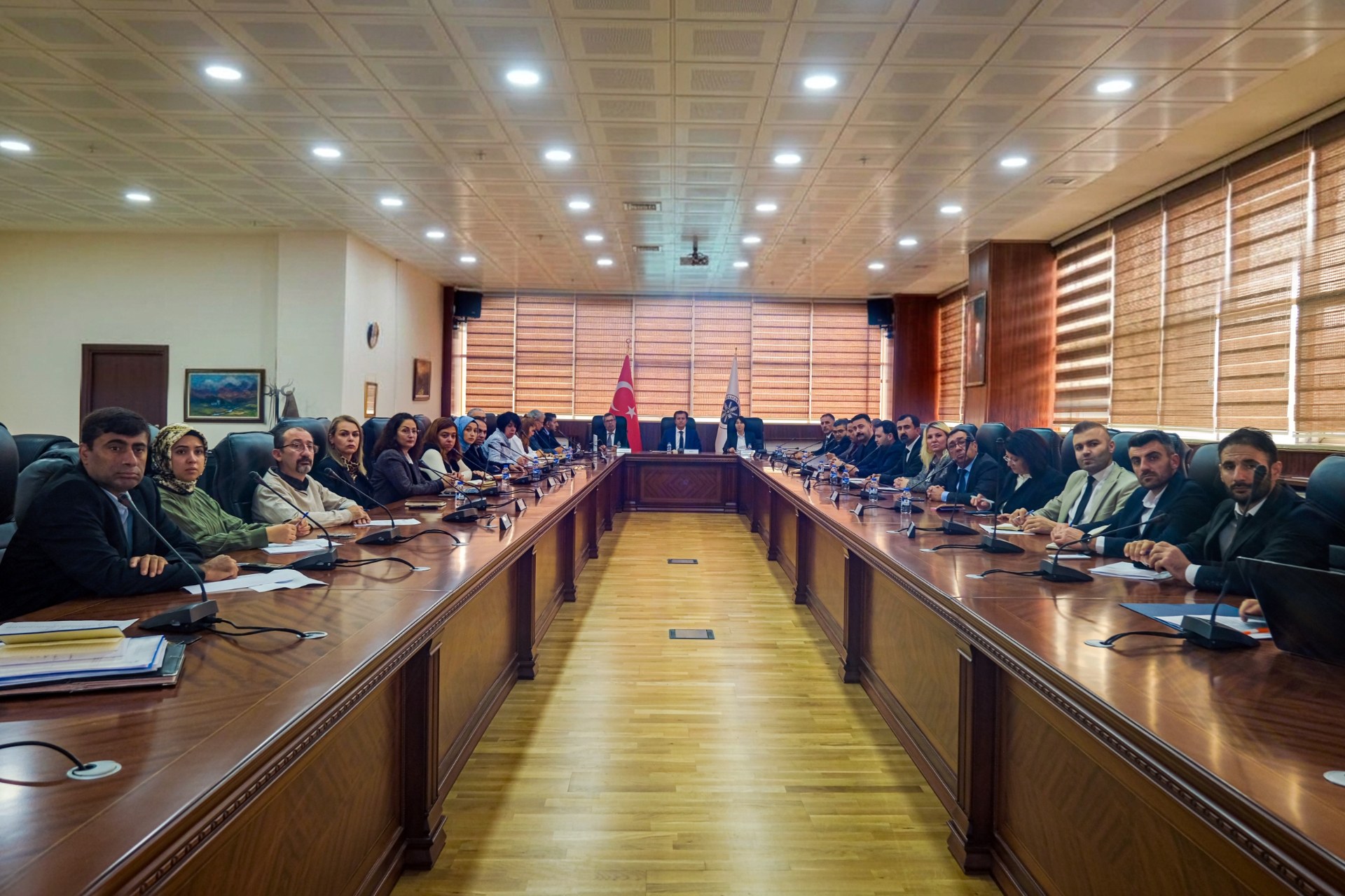 Kalite Komisyonu Toplantısı Rektörümüz Başkanlığında Toplandı